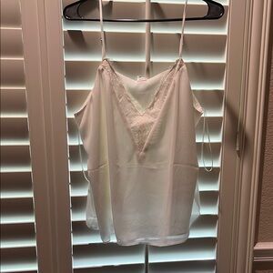 Melrose and Market White Lace Camisole